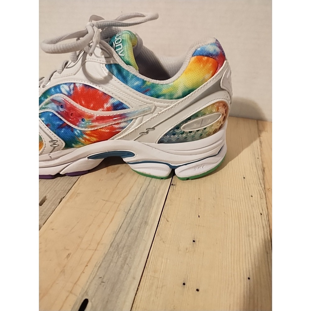 Saucony ProGrid Triumph 4 Rainbow Men's 9 Women's 10.5 streetwear tie dye retro - Picture 11 of 16